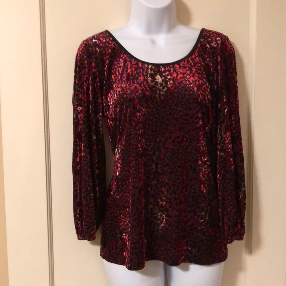 Velour top from Saks’s